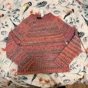 NWT J. Crew Womens Small Raglan Space-dyed Sweater. Chunky knit.